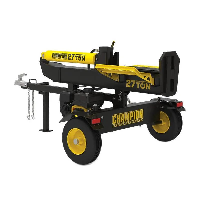 Champion Power Equipment, 224cc Gasbetriebener Hydraulischer Holzholz-Blatt Splitter mit horizontalem / vertikalem Betrieb und Autorückgabe mit Hydrauliköl
