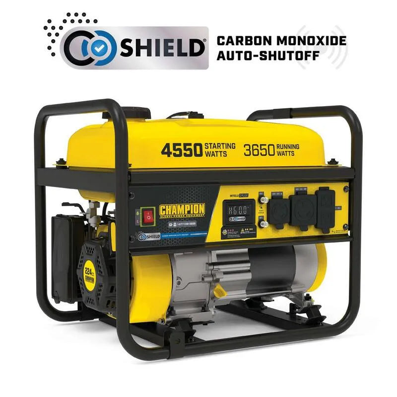 Champion Power Equipment 4550/3650-Watt tragbarer Generator, kompaktes tragbares Design, Gelb, Portable Generatoren