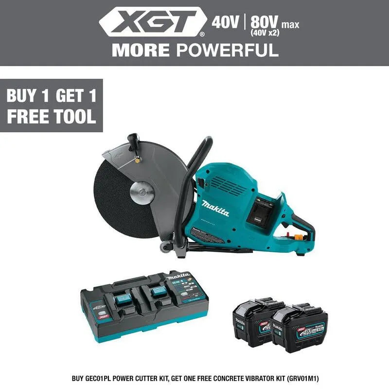 Makita 8. 0Ah Power Cutter Kit, kabellos Design, 80V, 40V, 14 in., bürstenlos, 8.0Ah