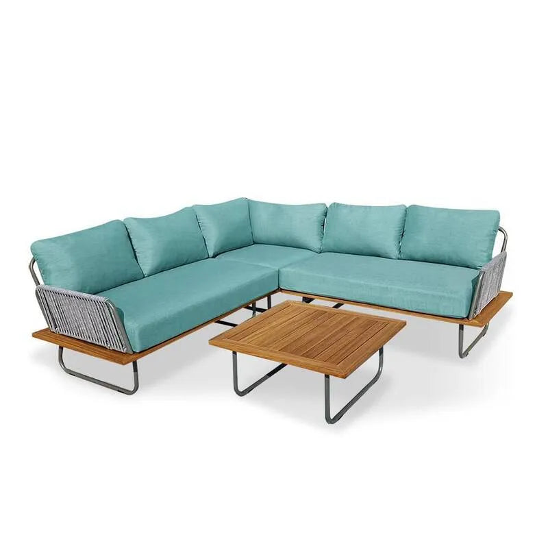 Schnittsofa, Outdoor, Aluminium, Patio, Kingston, Wohnzimmer Modular Sitzgruppe