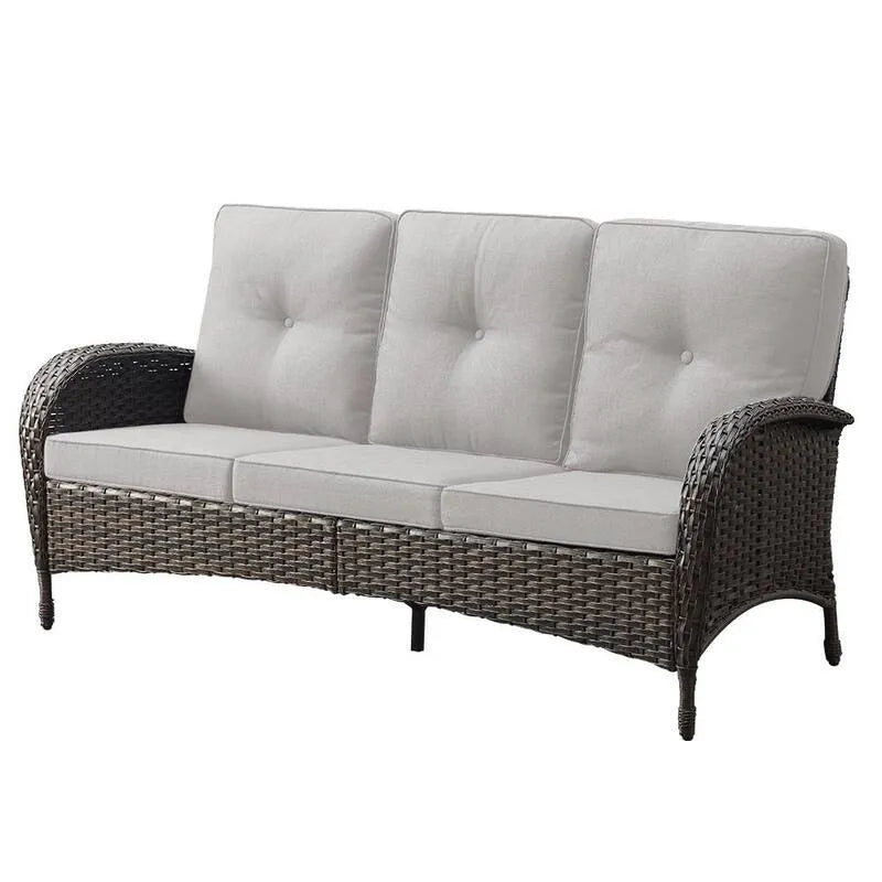 Sofa, Garten, Patio, Flat, Beige, Wohnzimmersitz