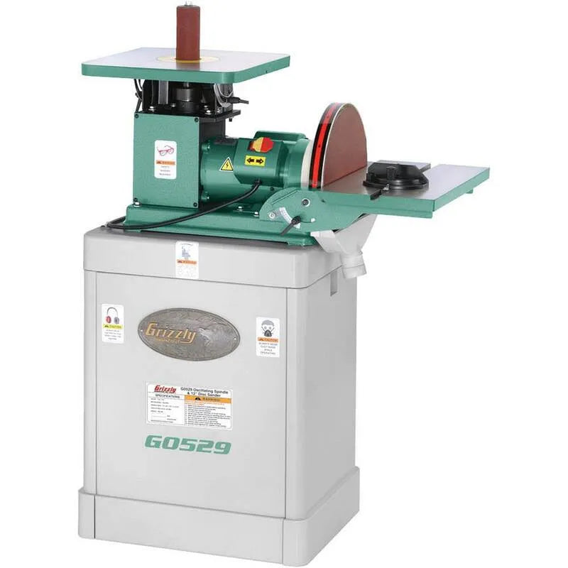 Spindle/12 Spindel/12, 1 HP, 12 in., Disc Sander, 1 HP Oszillieren in. Disc Sander