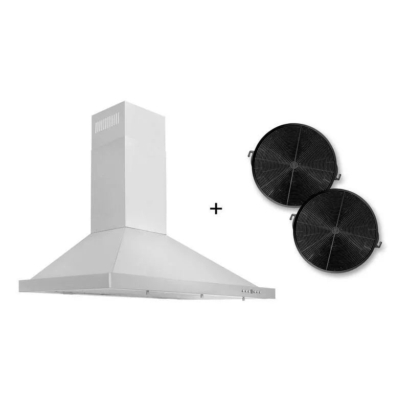 Dunstabzugshaube, Edelstahl, Wall-Mountable, 400 CFM, 30 in., Gebürsteter Edelstahl, Wandhauben