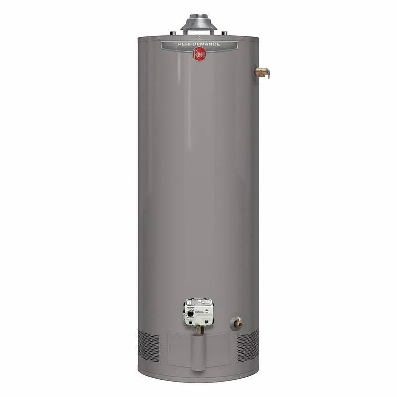 Warmwasserbereiter, 6-Year Rheem 6-Jahres-Erdgas, 40 Gal, 60000 BTU, Performance 40 Gal. Kurz 60000 BTUErdgas-Heizung mit Garantie, 60,000 BTU
