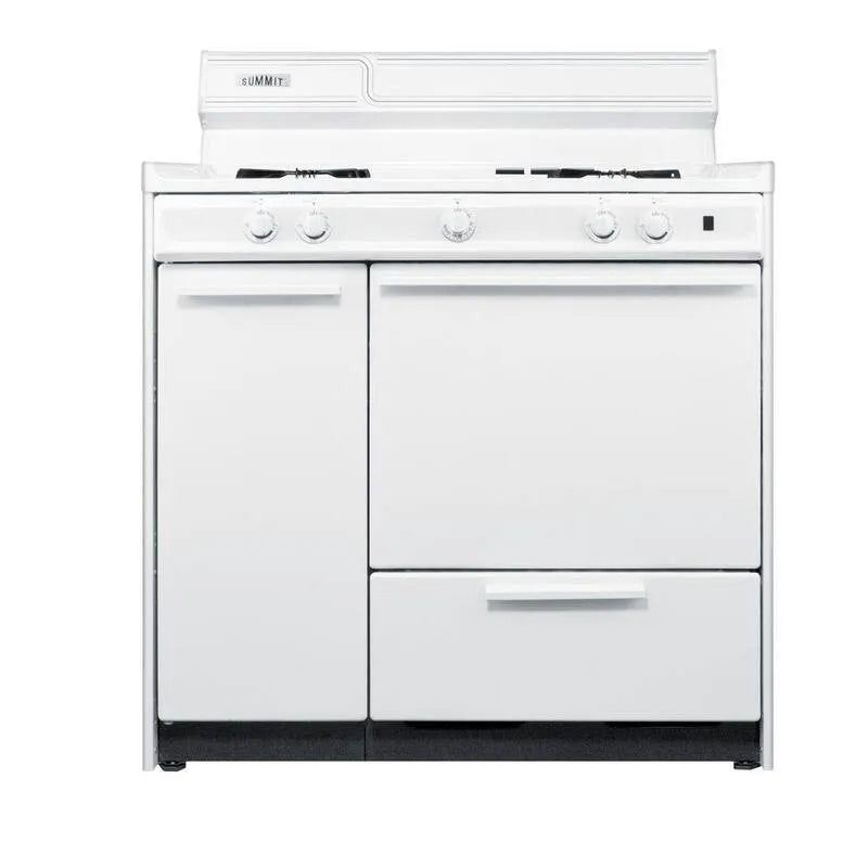 Gas Herd, 36 in., 2. 9 cu. ft, Gas Kochgeräte mit Brennerkonfiguration, Weiß, 2.9 cu. ft, Gasherde mit einem Backofen
