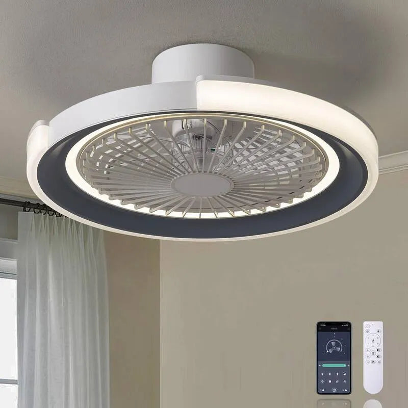 Deckenventilator, 20 in., Fernbedienung, Innen, mit Fernbedienung, Weiß