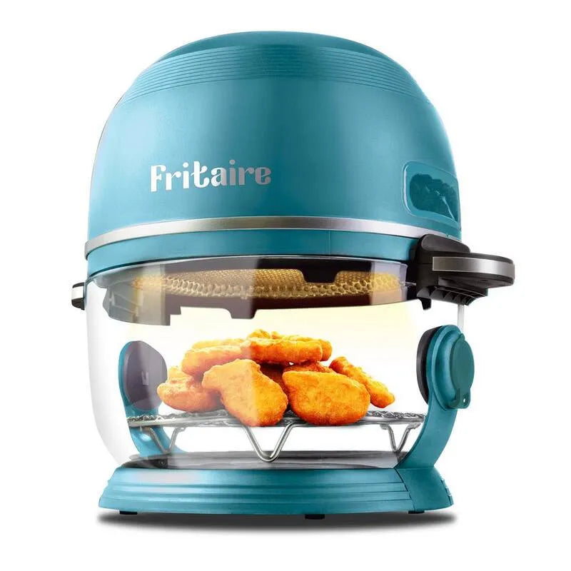 Glasschale, 5 qt, 6 Funktionen, BPA frei, Rotisserie/Tumbler, selbstreinigend, Salbei, Frittiergeräte