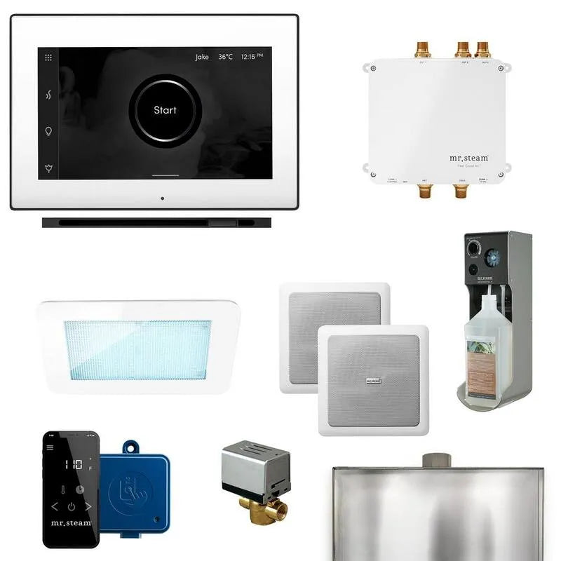 Linear Programmable Steam Generator Steuerung Kit, Programmable Brewing, Bliss, Weiß, Matte Schwarz, Dampfduschgeneratoren