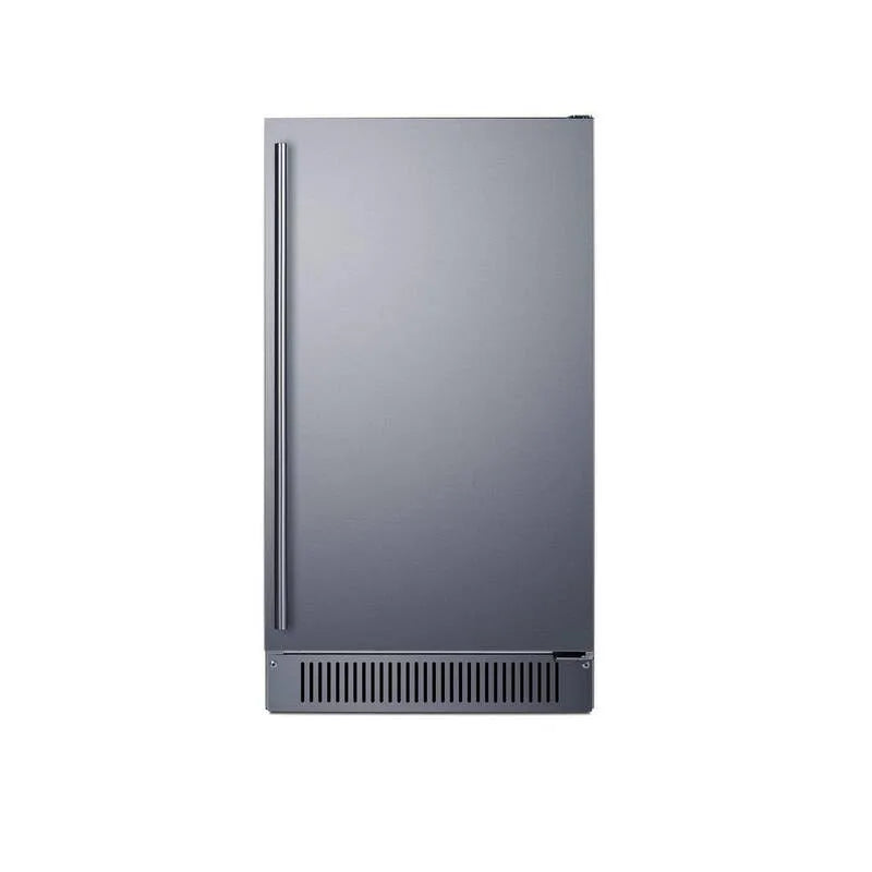 18 in., 60 lb, Edelstahl, Garten, ADA konform, Garten Clear Icemaker in Edelstahl