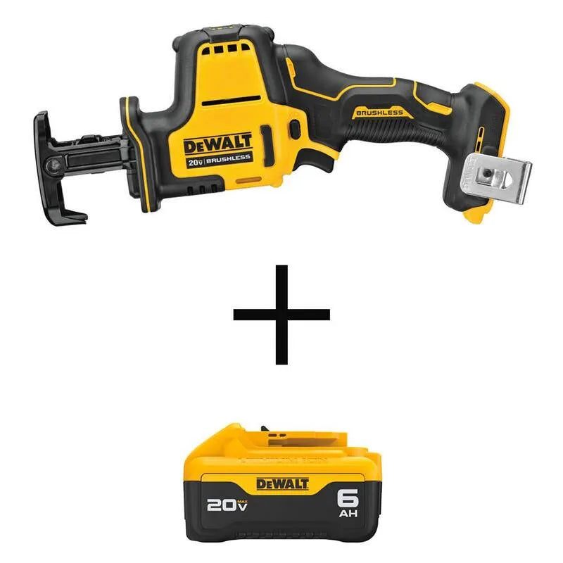 DEWALT 20-Volt, kabellos Design, kompakte, tragbare Bauweise, 6, 0 Ah, bürstenlos, Batterie, 6.0 Ah