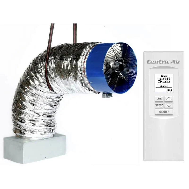 2-Stufen, 5500 CFM, Timer, 5500 CFM Energy Efficient Whole House Ventilator beinhaltet Plug und Play Fernbedienung mit Timer