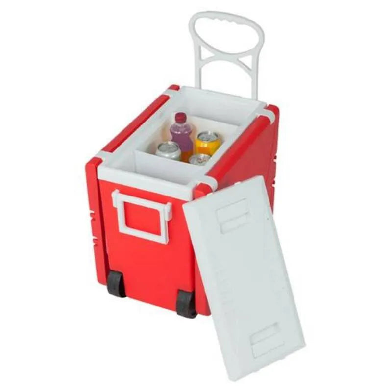 Kühler mit Stühlen, Rot 25 Qt. Plastikgetränk Radkühler