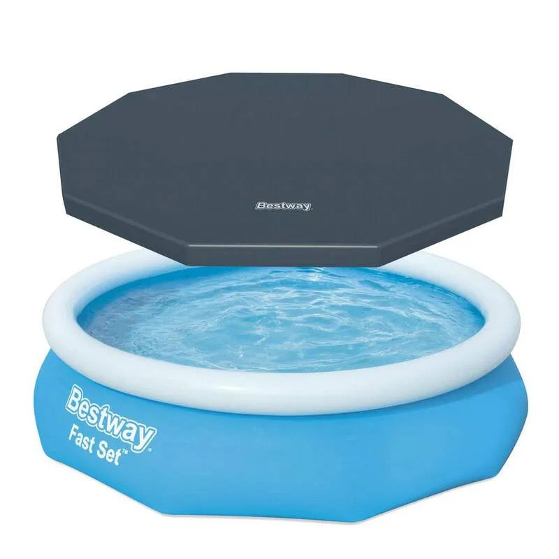 Bodenpoolpaket, 10 ft, 30, dia. Runde 30 in. Tief Schnell Set aufblasbar oben, Bestway