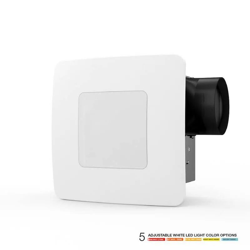 150 CFM Decke / Wand Mount Ruhig einfaches Zimmer neben Installation Bad Abluftventilator mit Feuchtigkeitssensor, Wandbewegbar, ENERGY STAR