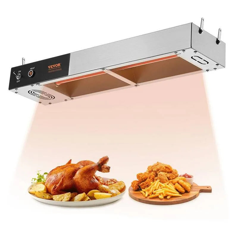 Edelstahl Food Heat Licht, 24 in., 5, 9 in., 750W, Französisch, 5.9 in