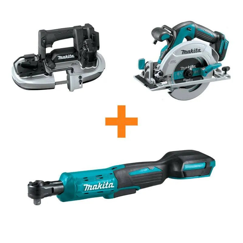 Makita, 18V, 6-1/2 in., Kompaktes tragbares Design, Antriebsratsche, bürstenlos