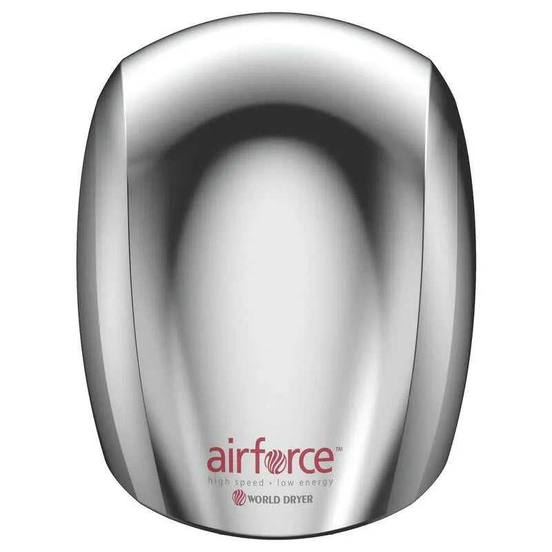 Airforce Electric Handtrockner, 110-120 Volt, Aluminium, Poliert Chrome, High Stufen