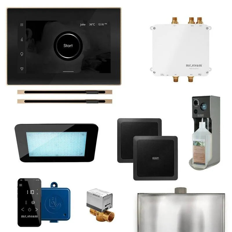 Max Linear Steam Generator Steuerung Kit, Bliss, Schwarz, Bronze