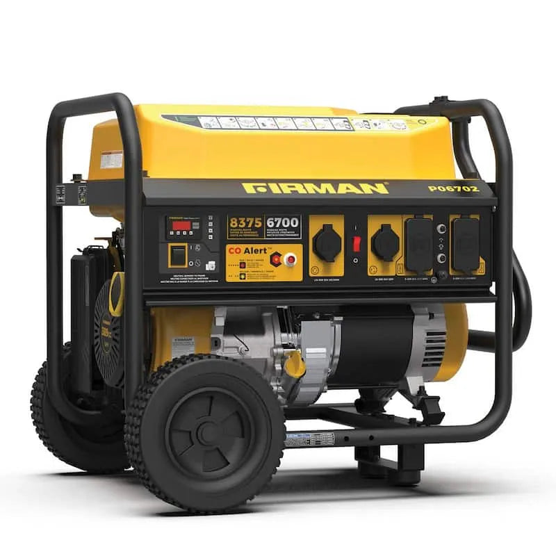 tragbarer Generator 389 cc Seilzugstart Benzin 6700-Watt, kompaktes tragbares Design, 6700-Watt/8300-Watt, 120