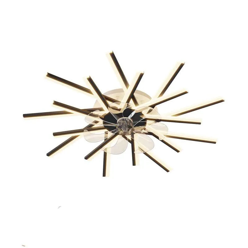 Deckenventilator, 36 in., Fernbedienung, Innenbereich, Schwarz, ferngesteuerte Luftzirkulation
