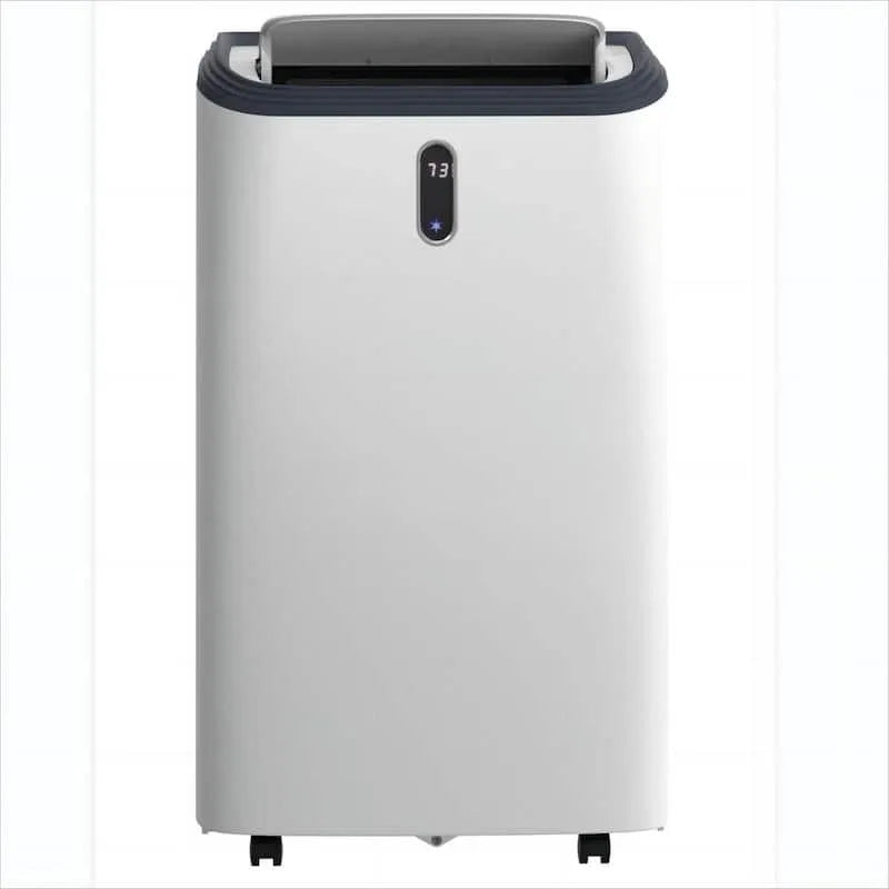 Klimaanlage 115-Volt, 12000 BTU, mit Luftentfeuchter und Fernbedienung in weißem, kompaktem tragbarem Design, 400 Sq. Ft, 12,000 BTU