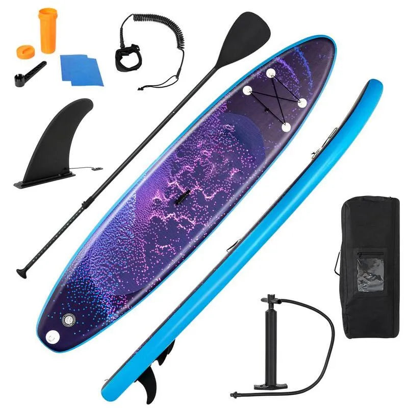 mit Handpumpe, 10, 5 ft, aufblasbares Stand-Up Paddle Board, nicht-rutschbares Surfbrett, 10.5 ft