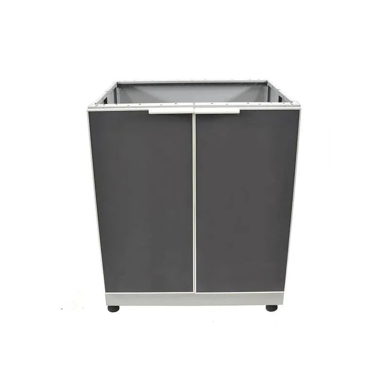 2-Door Speicherschrank 2-Tür, 30 Zoll, 25, 25 Zoll, 37, 25 Zoll, Aluminium, Outdoor, Grau, 25.25 in, 37.25 in, 30 in, Schiefergrau, Garten-Küchenschränke