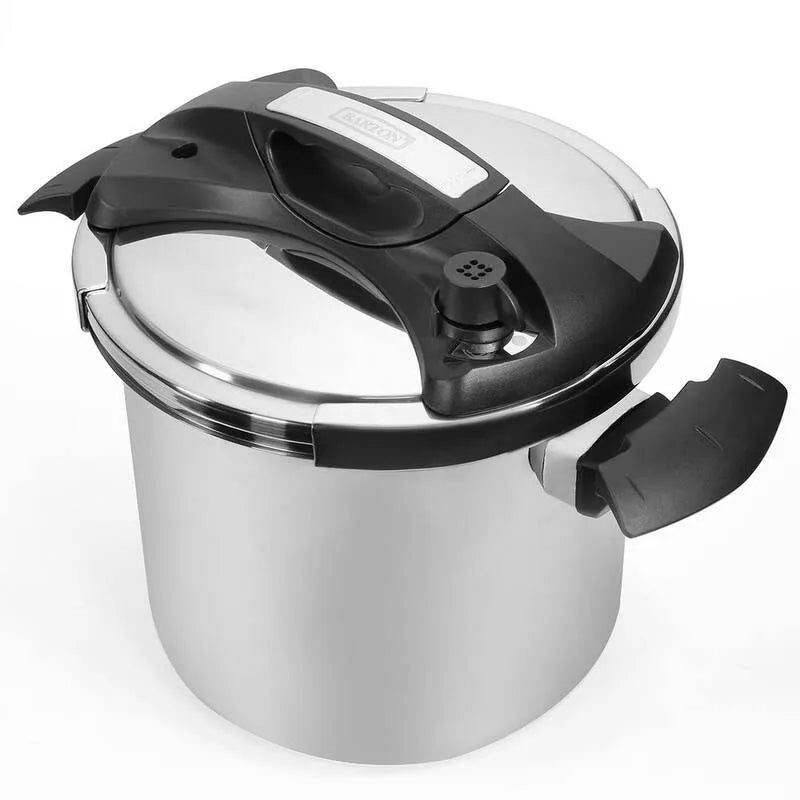 Elektrischer Druckkocher, 10 qt, Multifunktionskocher mit Gegenstück, Silber