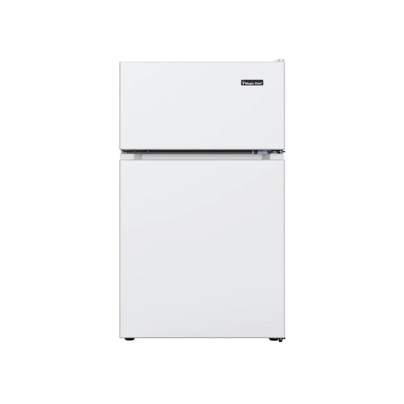 2-Door Magic Chef 2-Tür-Kühlschrank, 3. 1 cu. ft, Weiß, Gefrorene Lebensmittel-Lagergerät, 3.1 cu. ft