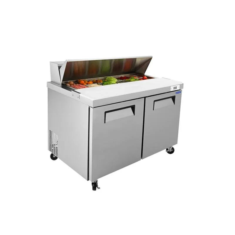Kühlschrank, 48 in., Kommerziell-Grade Design, Silber