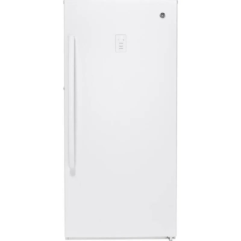GE Upright GEfrierschrank, 14. 1 cu. ft, Gara Ready 14. 1 cu, Frost inklusive, Weiß, 14.1 cu. ft