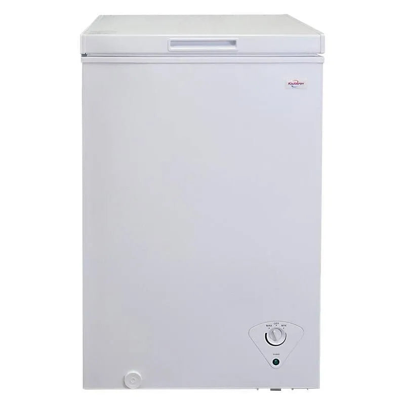 Gefrierschrank Mini-Truhe, 3, 5 cu. ft, 99L, Flacher Rücken, Energieeffizienter manueller Abtau, Weiß, 3.5 cu. ft