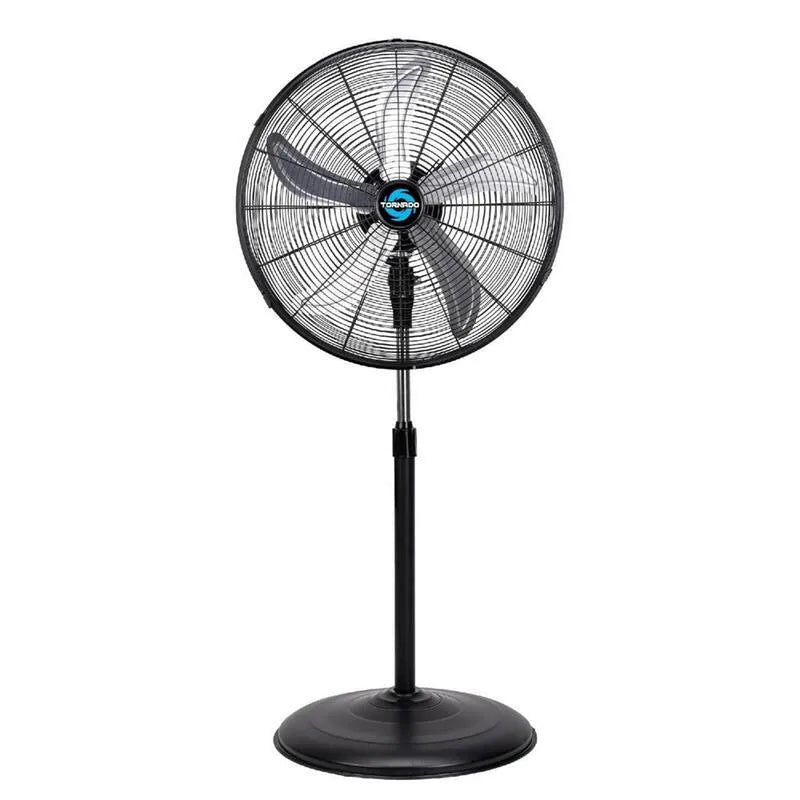 High Velocity Metal Oszillierendes Podest Ventilator Kommerziell, 20 in., 3 Geschwindigkeit, Kommerziell-Grade Design, Schwarz