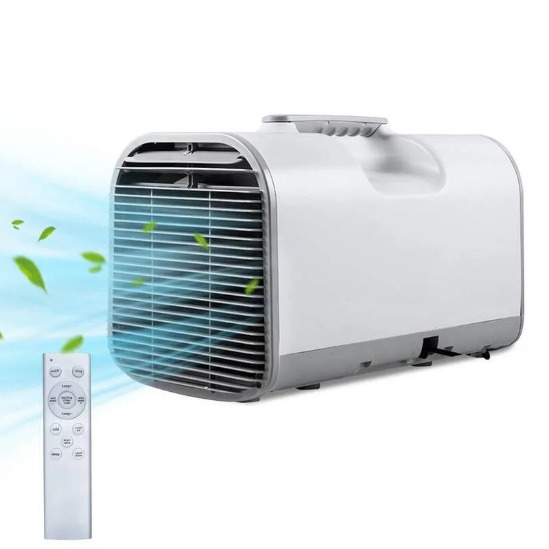 Klimaanlage 4500 BTU Portable, kompaktes tragbares Design, mit Luftentfeuchter mit Fernbedienung in Grau, 150 qm