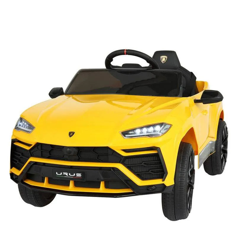 12-Volt, Lamborghini Urus Kids Ride-On Auto Elektroautos mit, lizenziert, gelb, Fernbedienung