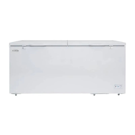 Commercial Chest Gefrierschrank, Commercial-Grade Design, 79 in., 30 cu. ft, ETL In Weiß aufgeführt, Manueller Abtau
