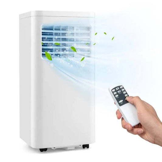 Klimaanlage 6000 BTU Portable, kompakte, tragbare Bauweise, 250 Sq. Ft, Weiß, 6,000 BTU