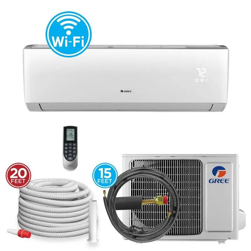 kanalloses Mini-Split-System LIVO 22000 230/208V, 2 Tonnen, 18 SEER, 22000 BTU, Wi-Fi, Wärmefunktion, 22,000 BTU
