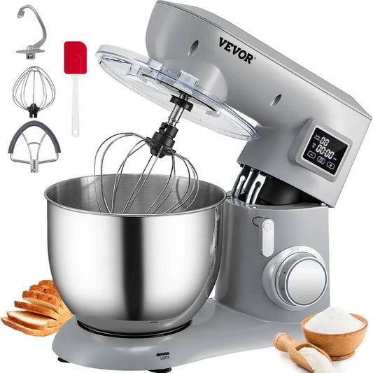 450, Mixer Elektroteig Mixer mit 6-Speeds LCD-Bildschirm Timing Tilt-Head Food Mixer mit 7, 4 qt. Schüssel, 6-Speeds, 7, 4 qt, 7.4 qt