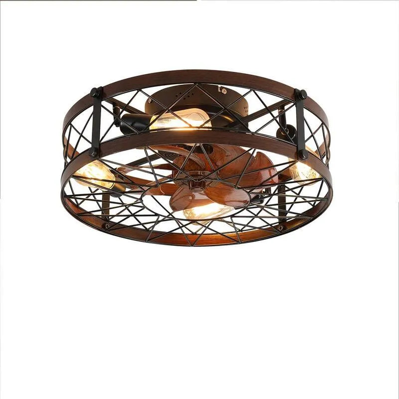 Deckenventilator E26, Fernbedienung, 19. 7 Zoll, Licht Pro 19. 7 Zoll, Innenbereich, Schwarz, 19.7 in