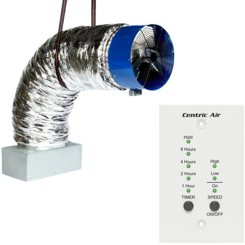 2-Stufen, 3300 CFM Energy Efficient Whole House Ventilator beinhaltet Low Voltage Plug und Play Wandschalter mit Timer, 3300 CFM