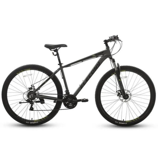29 in., 29 in. Frauen graues Aluminium Mountain Bike 21 Stufen Mountain Bike Dual Disc Bremsen, 21 Stufen