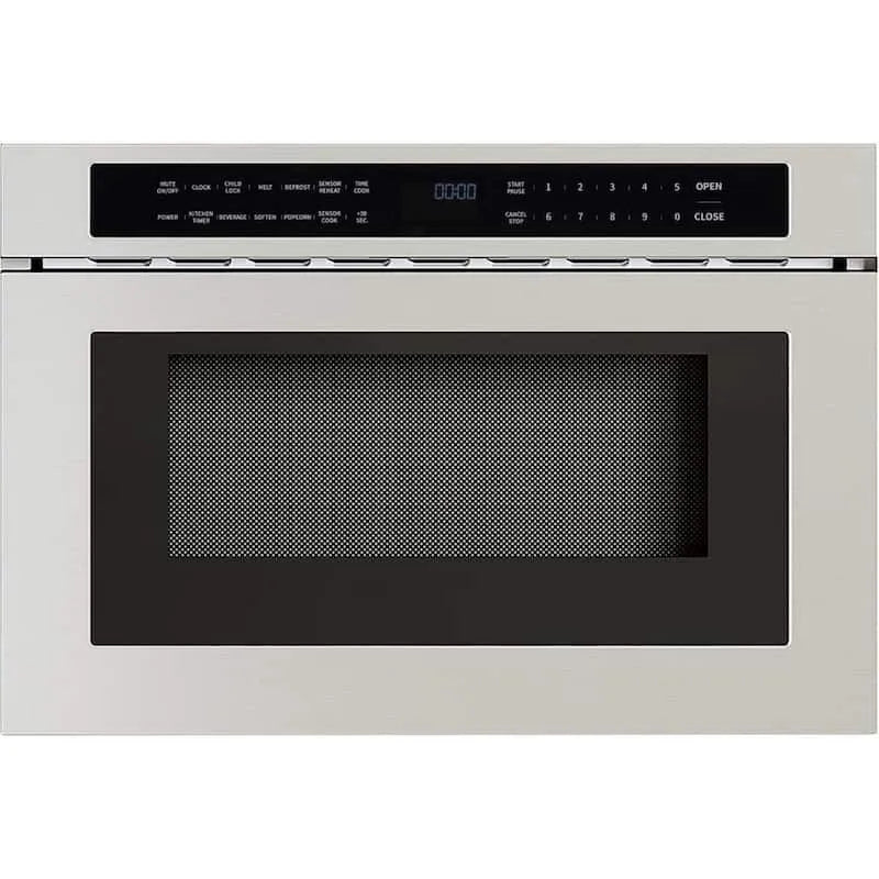 Mikrowellenofen, 24 in., 1. 2 cu ft, Edelstahl, 1.2 cu. ft, Mikrowellenschubladen