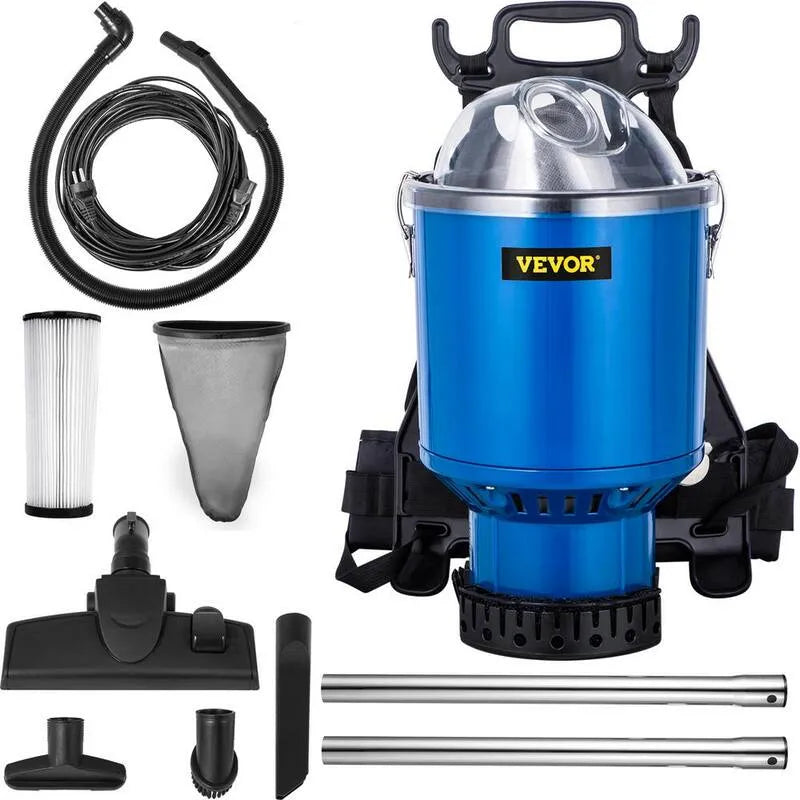 Vakuumreiniger 5-IN-1, 3. 6 qt, Commercial-Grade Design, HEPA Filtration, Blue, 3.6 qt