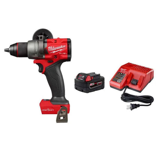 Milwaukee 5. 0Ah, 18V, 1/2 in., Schnurloses Design, Bohren / Fahrer mit M18 5. 0Ah Batterie und Ladegerät, bürstenlos, 5.0Ah