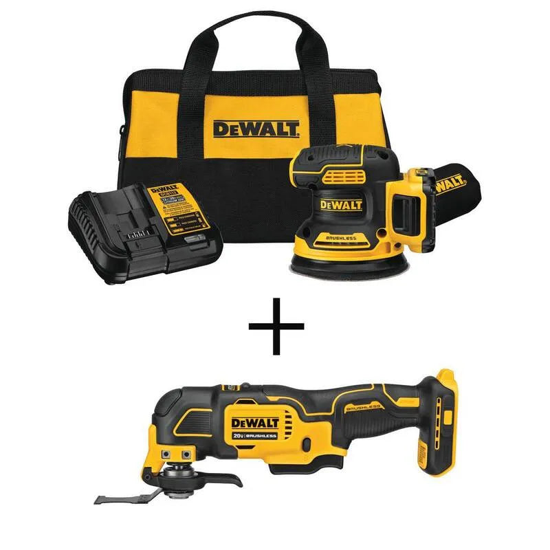 DEWALT 2. 0Ah Oszillationswerkzeug, 20V, 5 in., Schnurloses Design, Bürstenlos, Batterie, Ladegerät, 2.0Ah
