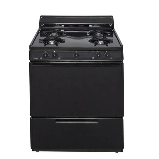 Gas Herd, 30 in., 3. 91 cu. ft, Gas Kochgeräte mit Brennerkonfiguration, Schwarz, 3.91 cu. ft, Gasherde mit einem Backofen