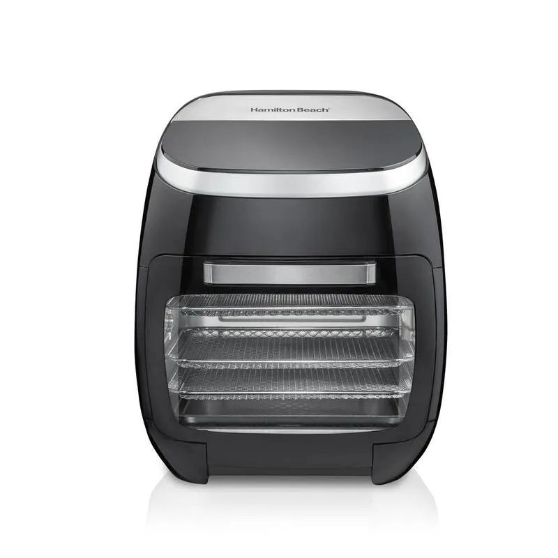 Hamilton Beach Air Fryer, 11. 6 qt, Rotisserie Funktion, Schwarz, 11.6 qt
