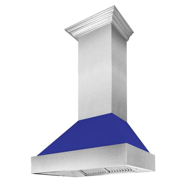 Dunstabzugshaube, 700 CFM, 48 in., Edelstahl, Wand-Mountable, Blau