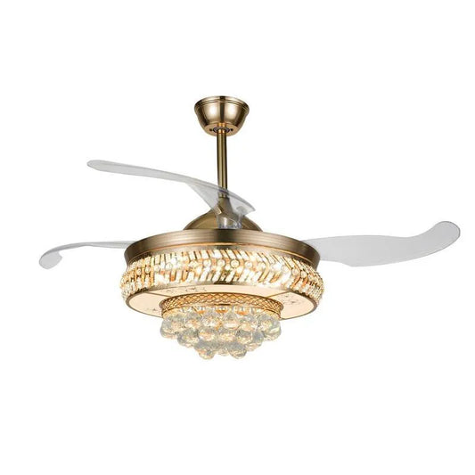 Deckenventilator 3-Stufen, 42 in., Innenbereich, mit Fernbedienung, Gold, ferngesteuerte Luftzirkulation